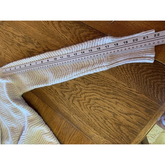 Angora Blend Shawl Neck Fisherman Sweater Sz Small/Runs Large Cozy Relaxed Soft - Picture 11 of 12